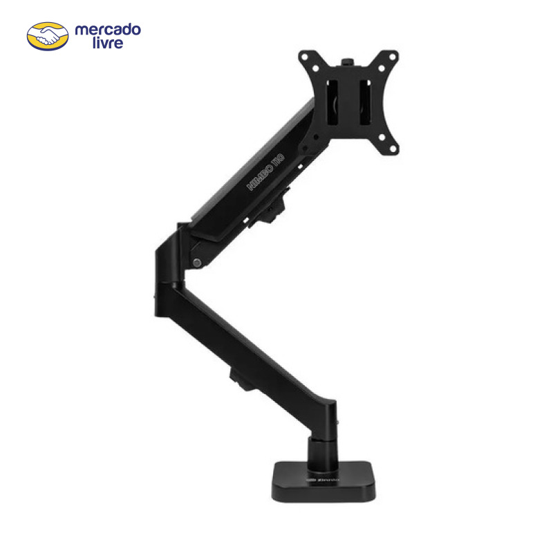 Suporte Articulado Para Monitor 13 a 32 Pistão a Gás Ajustável Zinnia Nimbo 110 Preto