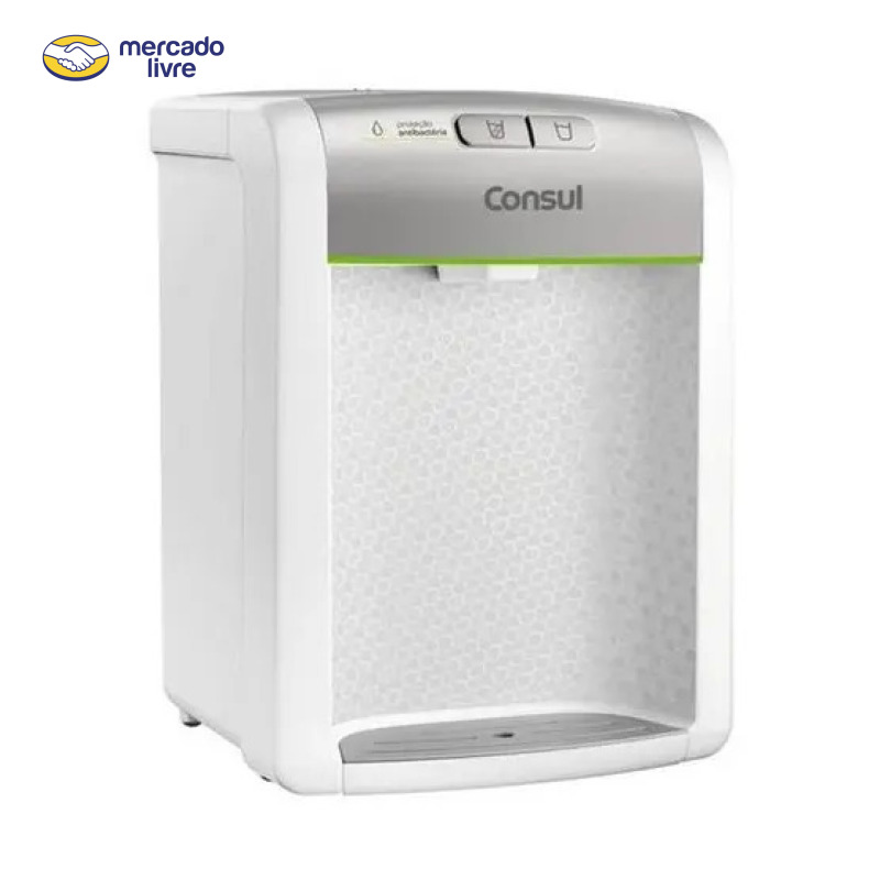 Purificador De Água Consul refrigerado Natural E Gelada com proteção antibactérias Bivolt Consul Branco - CPB34ASVNA