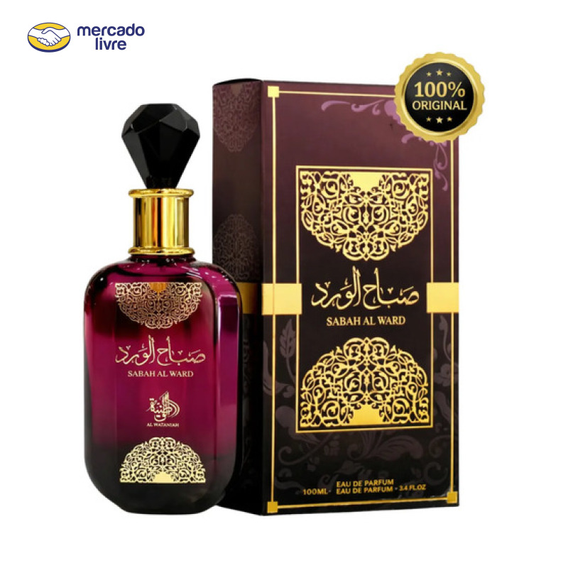 Perfume Arabe Feminino Al Wataniah Sabah Al Ward Edp 100ml
