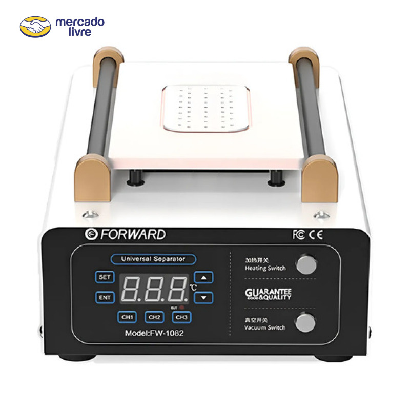 Separadora Tela Lcd A Vácuo 8 Pol Forward Fw-1082 Bivolt Bivolt
