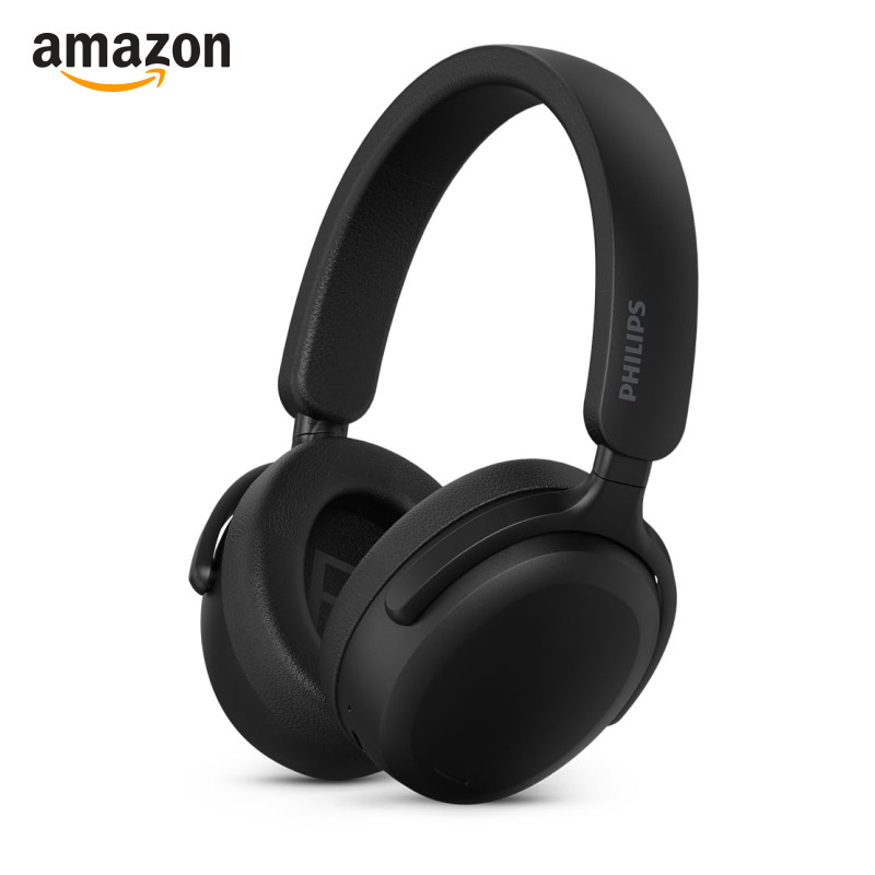 PHILIPS, Headphone Bluetooth, TAH2300BK/00, Com Microfone, Até 55 horas de bateria, Design Over-ear, Dobrável, Preto