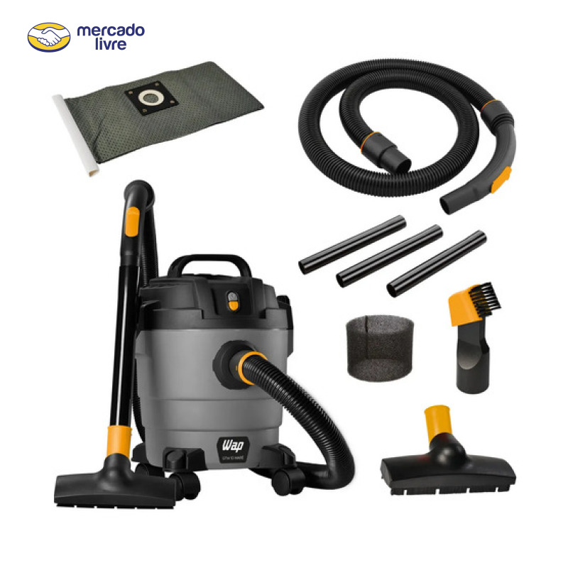 Aspirador Pó E Água Soprador Wap Gtw 10 Maré 1400w Cor Cinza
