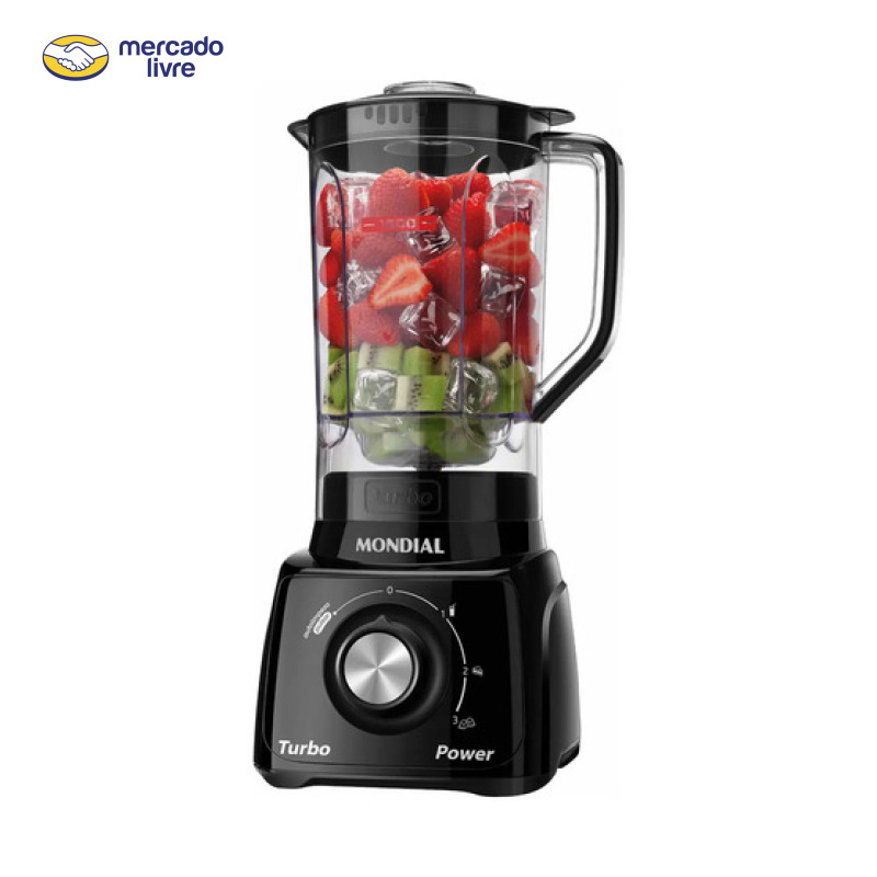 Liquidificador Turbo Power Mondial 550W - L-99 FB