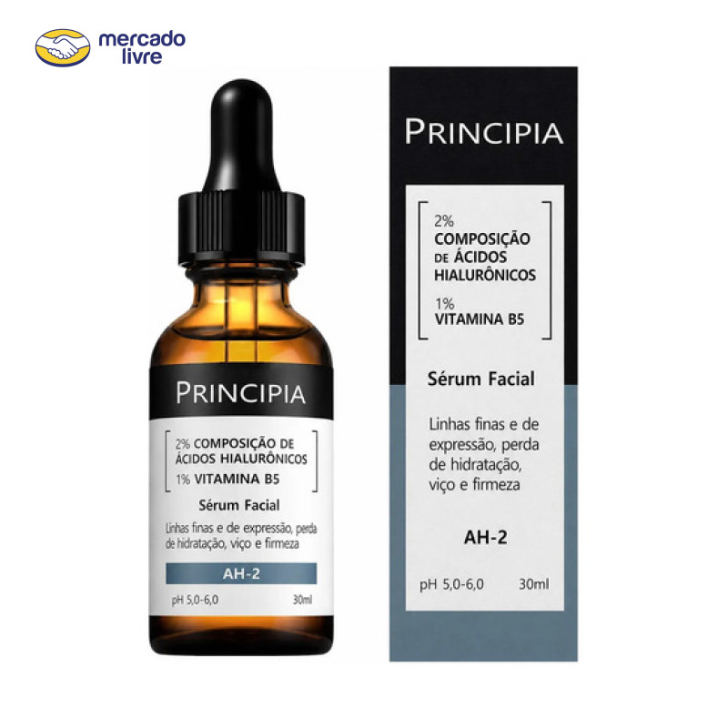Sérum Principia 2% Ácido Hialurônico Vitamina B5 Ah-2 (30ml) Todo Tipo De Pele Dia/noite