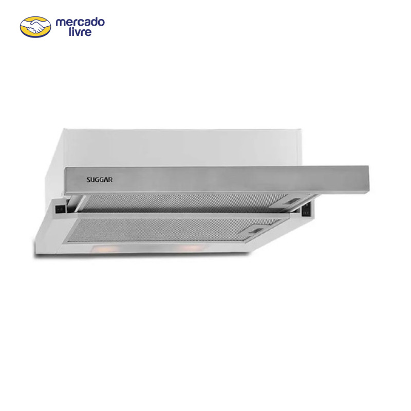 Depurador Slim De Embutir 60cm De61ix Inox Suggar 110v Inox