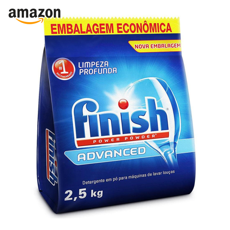 Finish Power Powder Advanced Detergente para Lava Louças em Pó 2,5kg