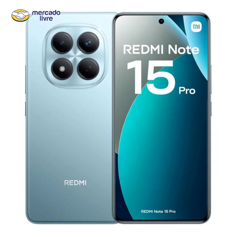 Xiaomi Redmi Note 15 Pro 8 GB de RAM 256 GB Rom 4G Lte 200 mpx Glacier Blue