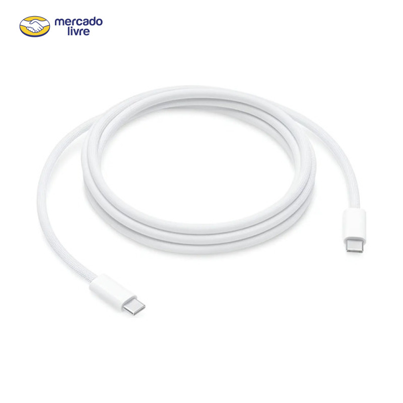 Cabo Carregamento Usbc De 240 W Branco 2m