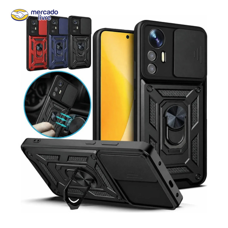 Capa Capinha Para Xiaomi Note 12s Tel.6.43 Armadura Militar