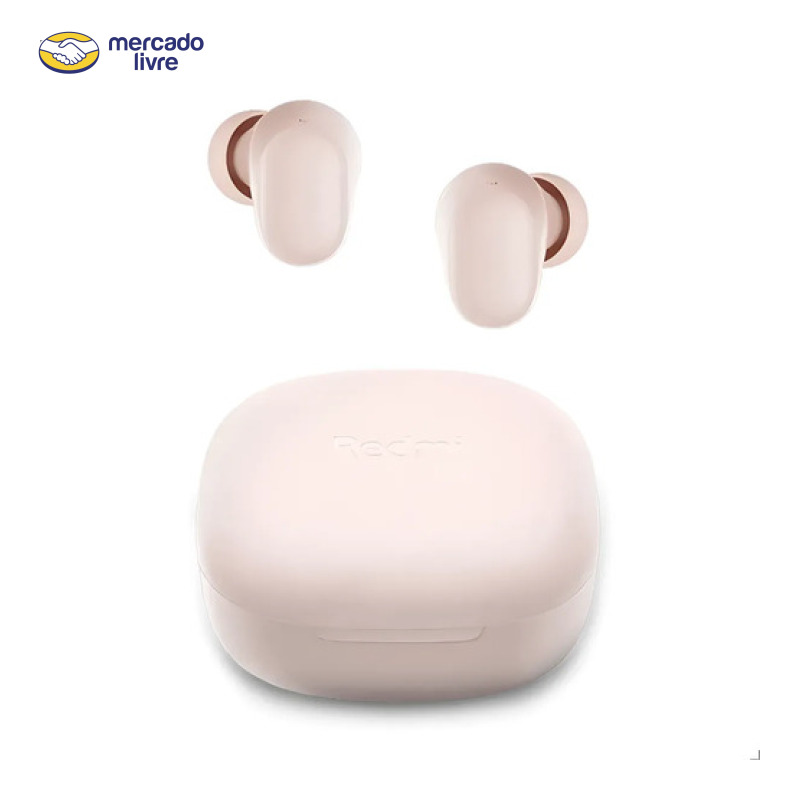 Fone Bluetooth Xiaomi Redmi Buds 6 Play 36h De Música Ipx4 Rosa