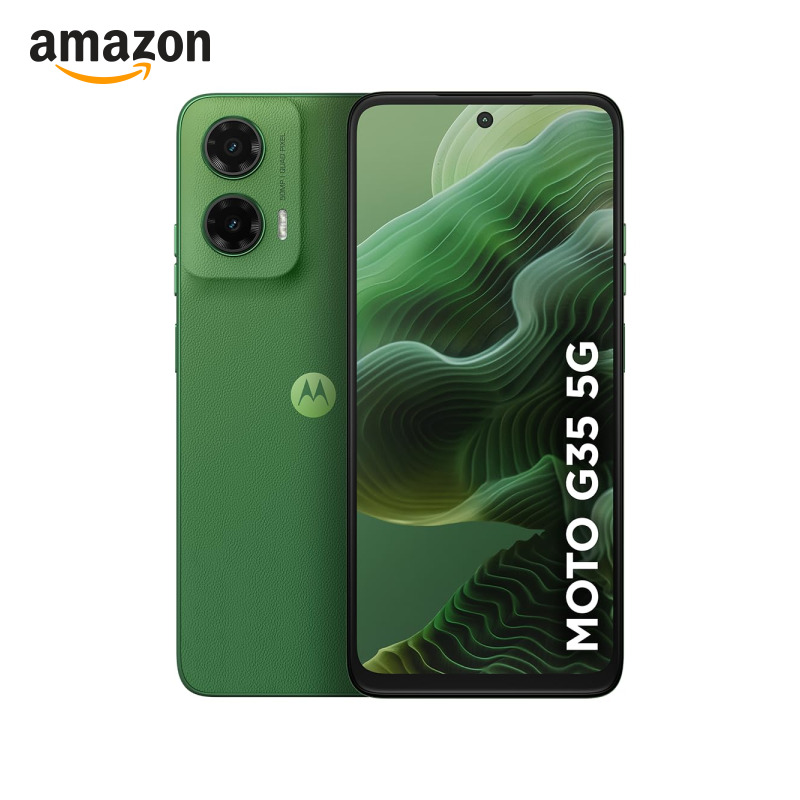 Smartphone Motorola Moto g35 5G - 128GB 4GB RAM+8GB Ram Boost e Camera 50MP com AI NFC Tela 6.7" com Superbrilho - Verde