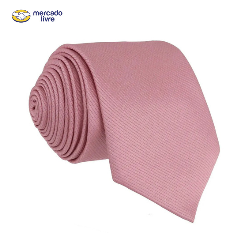 Gravata Tradicional Masculina Premium Várias Cores Padrinhos Casamento E Eventos Rose Gold