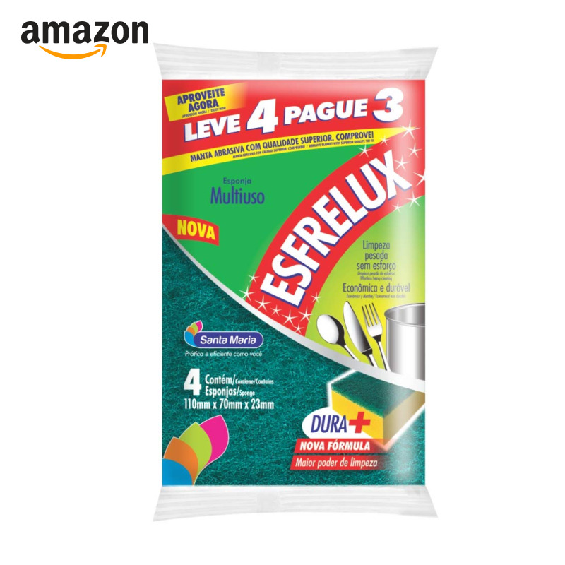 Esponja Esfrelux Leve 4 Pague 3