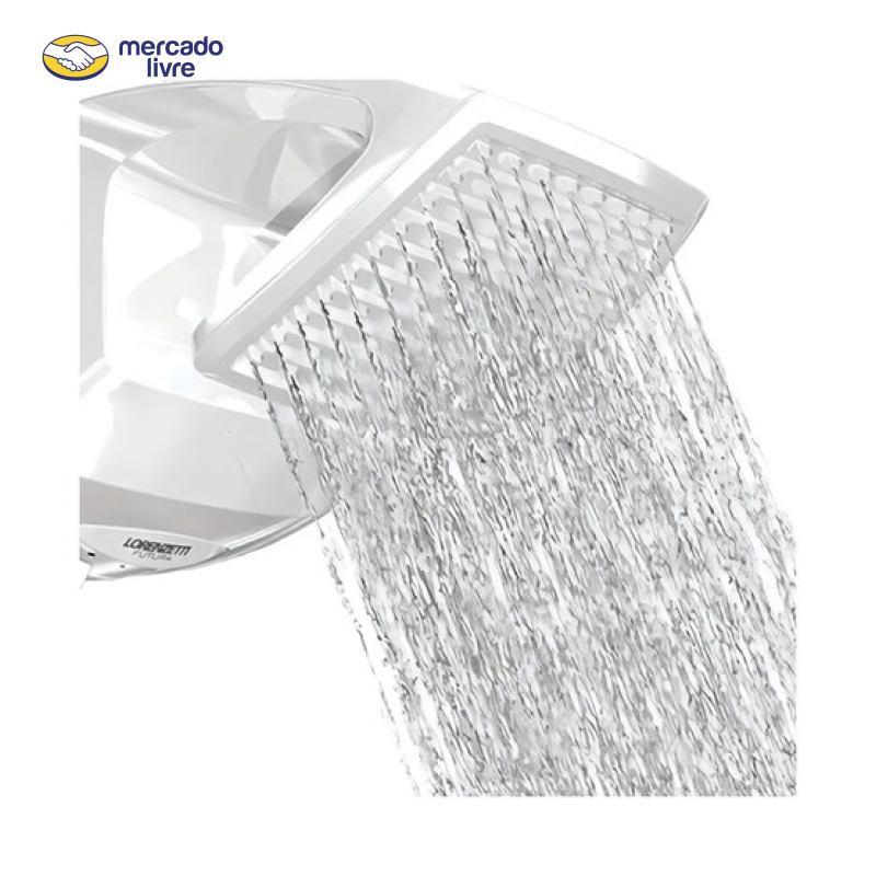 Lorenzetti Futura Ducha de Parede Multitemperaturas Design Moderno Branco 7500W