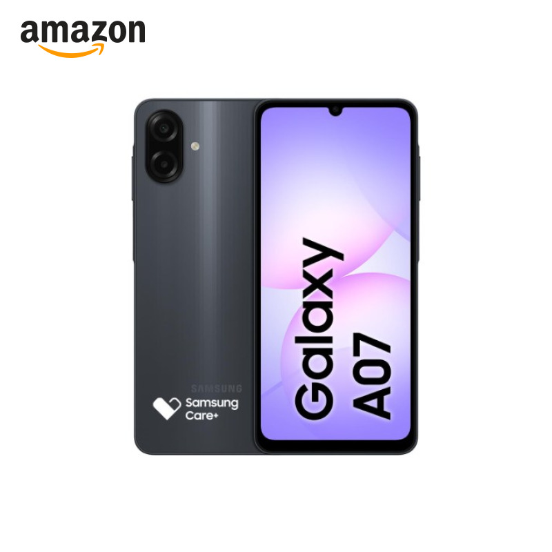 Celular Samsung Galaxy A07 128GB, 4GB, Câm. 50MP, Tela 6.7"- Preto