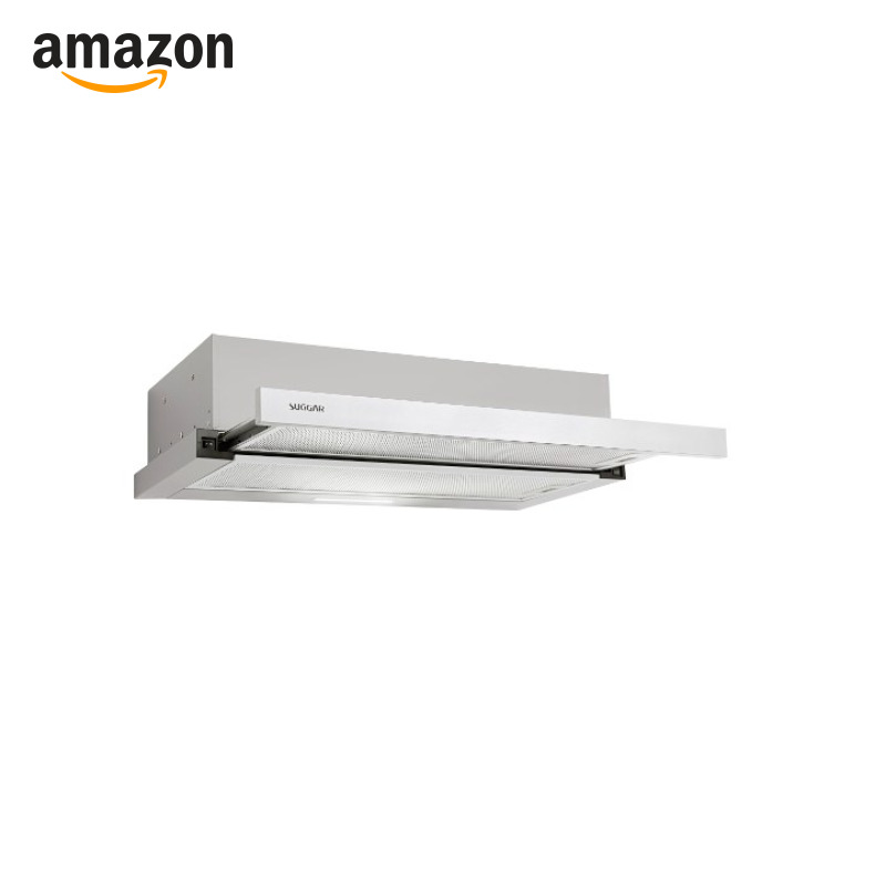 SUGGAR DEPURADOR DE AR Slim DE EMBUTIR 80CM Frontal INOX 220V DE82IX, Montagem na parede