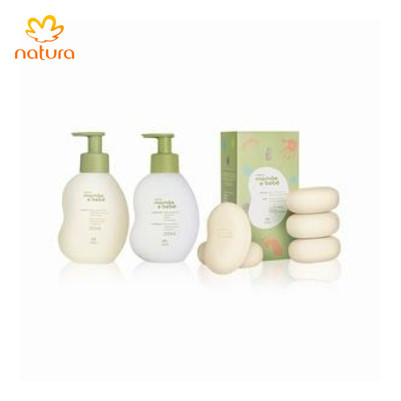 Kit Mamãe e Bebê Shampoo, Condicionador e Sabonete em Barra (3 produtos)