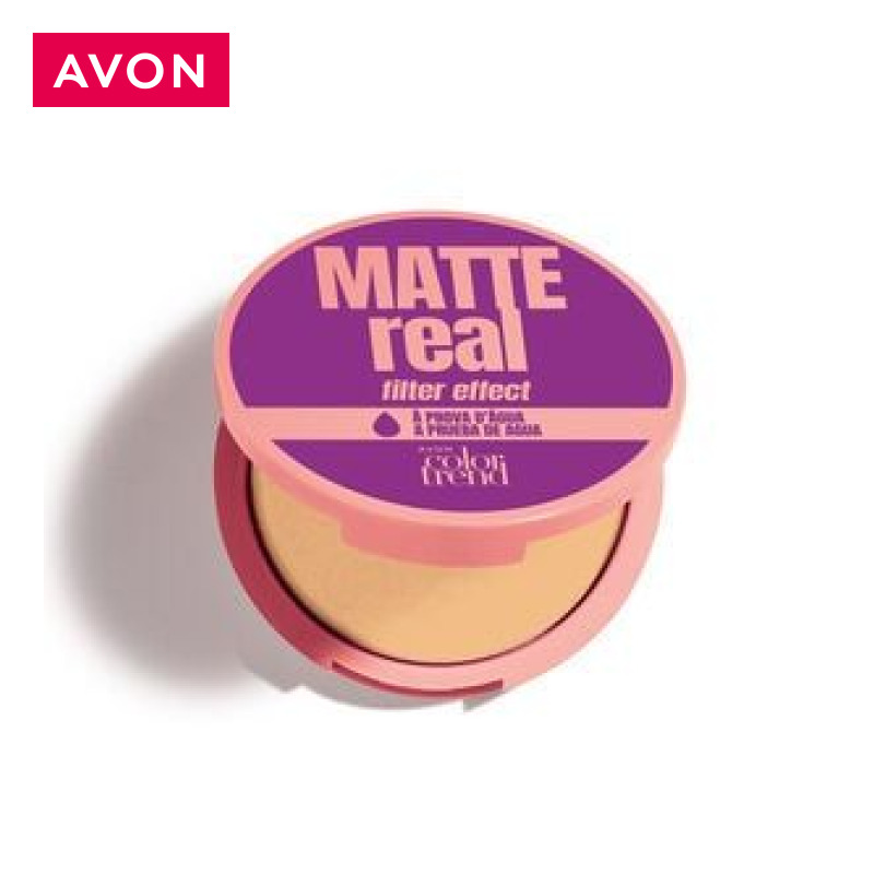 Pó Compacto Facial Color Trend Matte Real À Prova D'Água