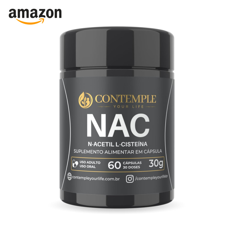 Anúncio patrocinado – Contemple NAC N-Acetil L-Cisteína 600mg 60 Cápsulas | 30 Porções, Suporte Metabólico, Uso Adulto Ora...