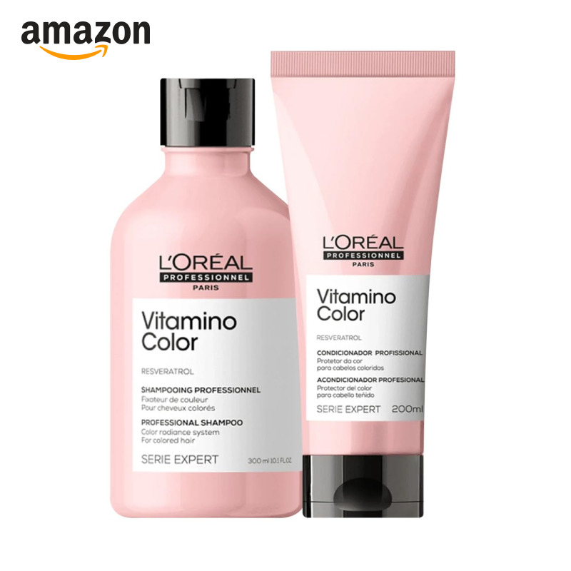 Kit Shampoo e Condicionador Loreal Professionnel Vitamino Color Pequeno