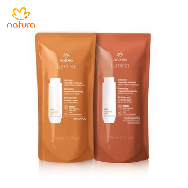 Kit Refis Shampoo e Condicionador Lumina Nutrição e Reparação Profunda (2 produtos)