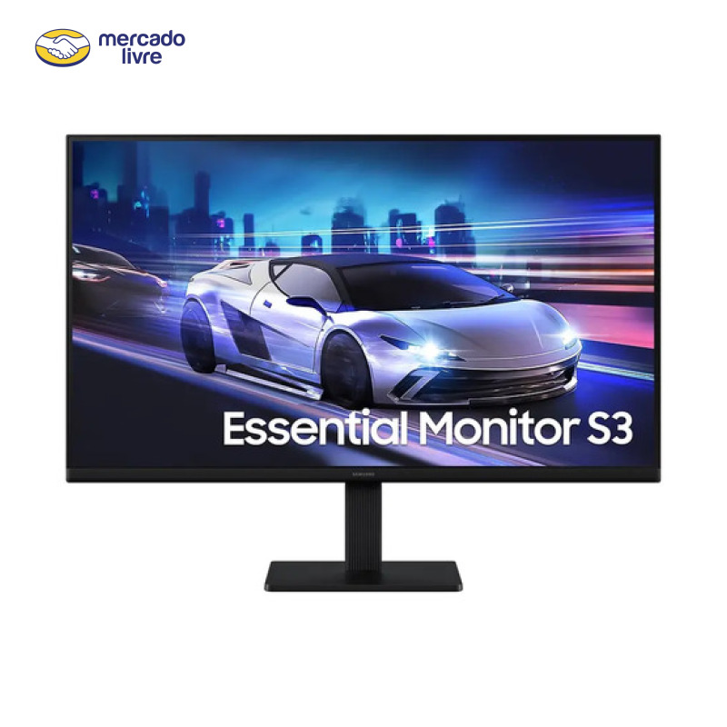 Monitor Gamer Samsung Essential S3, 24" FHD, 120 Hz, HDMI, Preto