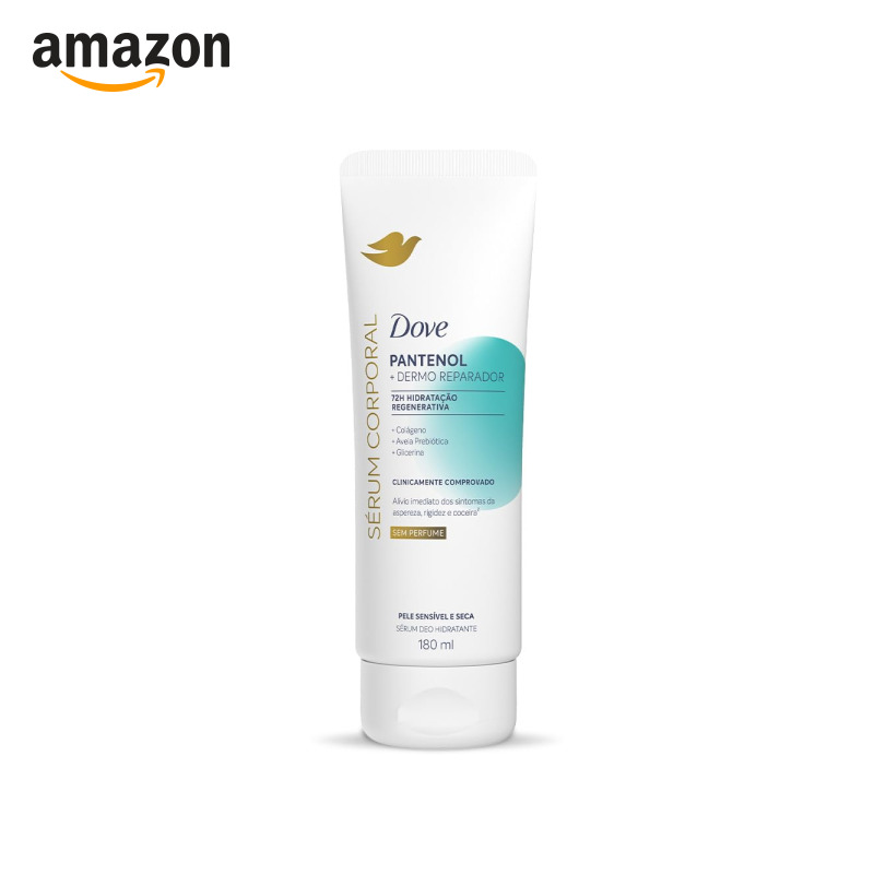 Sérum Hidratante Corporal 72h de Hidratação Regenerativa Dove Dermo Renovador Pantenol Sem Perfume, Clinicamente Comprovad...