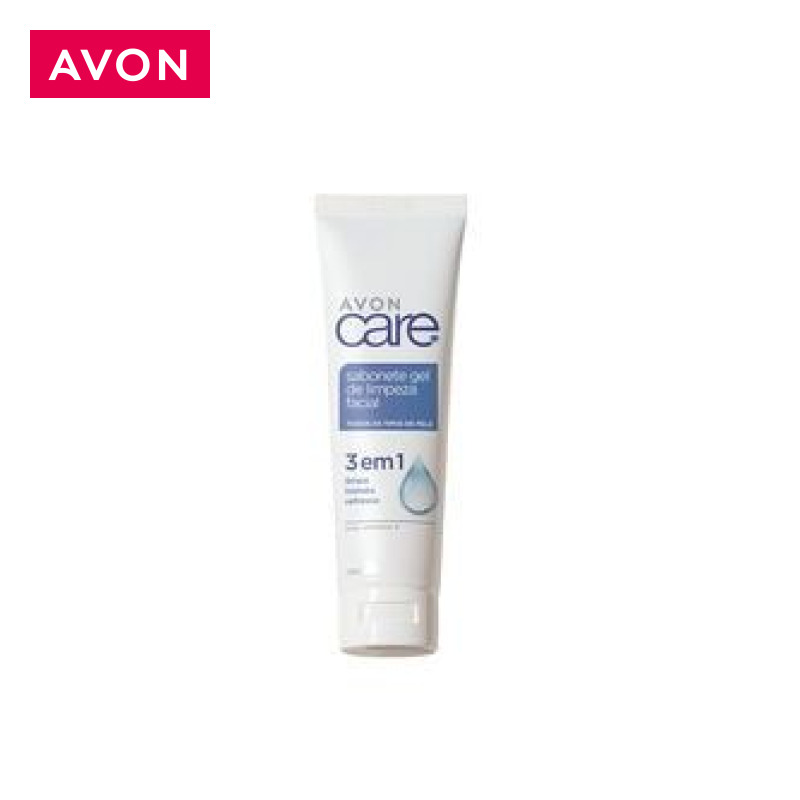 Gel De Limpeza Facial Avon Care 3 Em 1 100g