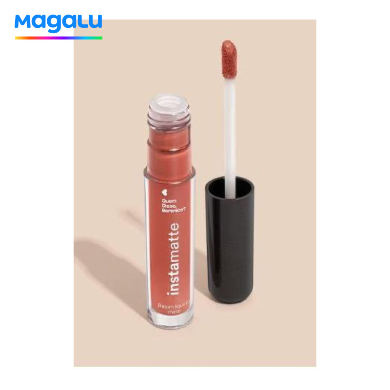 Batom Líquido QDB Caramelo Instamatte 4ml Matte Confortável Vegano Longa Duração - QUEM DISSE BERENICE