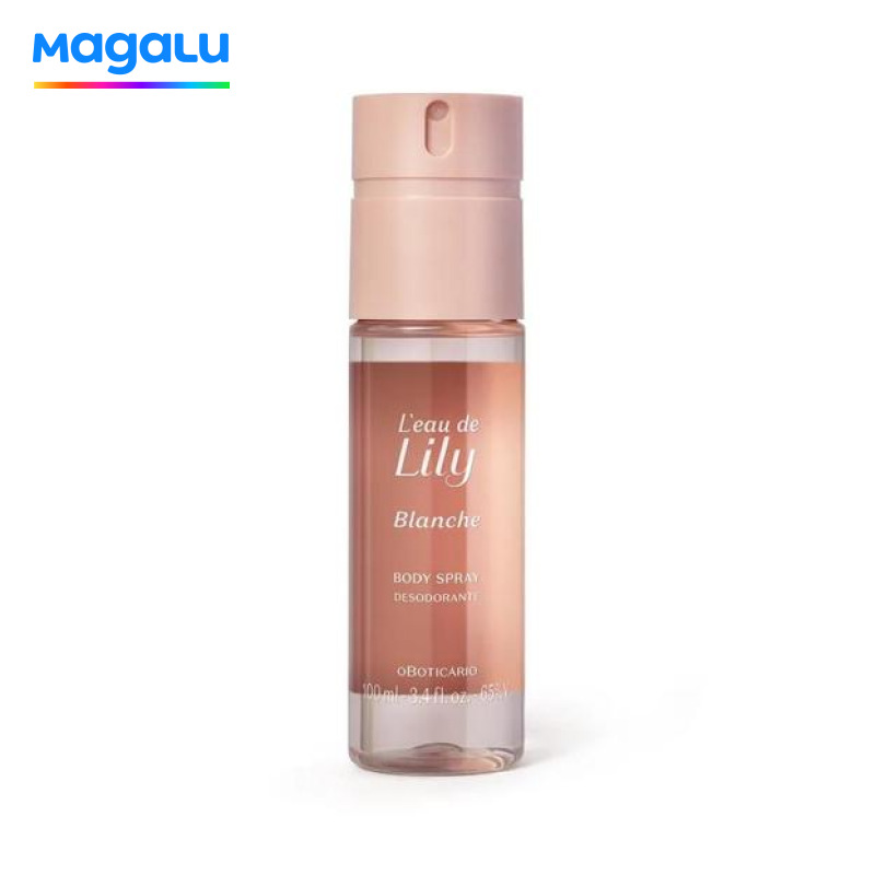 Body Spray Leau De Lily Blanche O Boticário - O Boticario