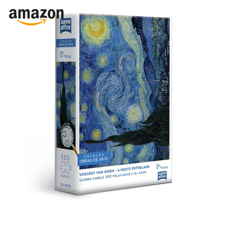 Toyster - Quebra-cabeça: Vincent Van Gogh: A Noite Estrelada - 500 peças nano - Game Office