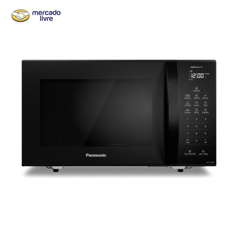 Micro-ondas Panasonic Nn-st54rbru 27 Litros Preto