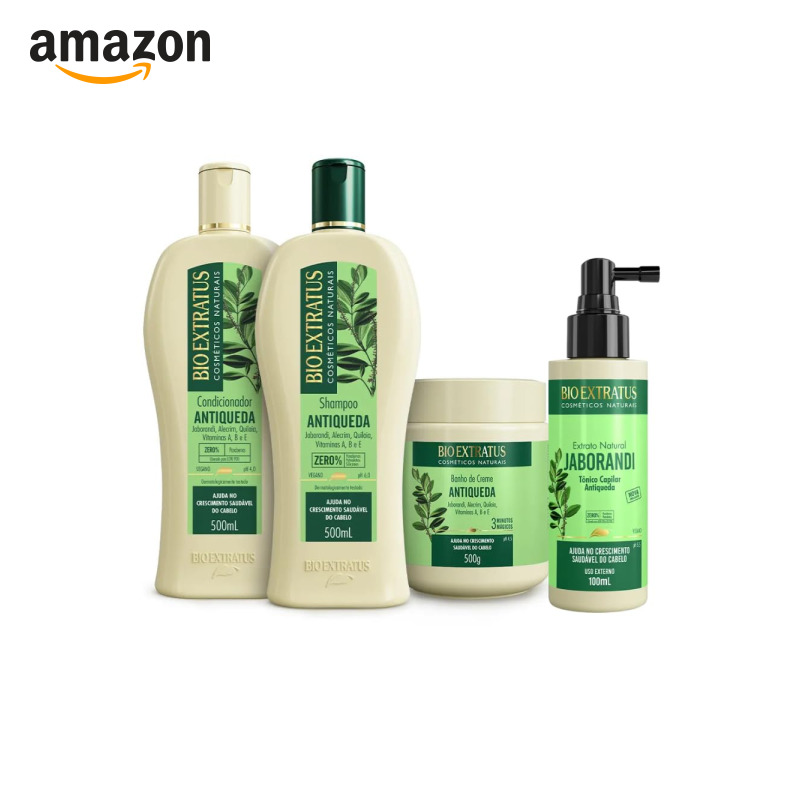 BIO EXTRATUS KIT JABORANDI - ANTIQUEDA 4 PRODUTOS