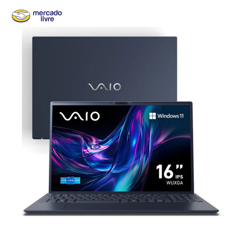Notebook Vaio Fe16 Intel Core I5 13ª Gen Windows 11 Home 16gb 512gb Ssd Wi-fi 6 Tela 16" Ips Wuxga Antirreflexo - Cinza Grafite - Vjfe62f11x-b0321h - Memória Expansível Até 64gb