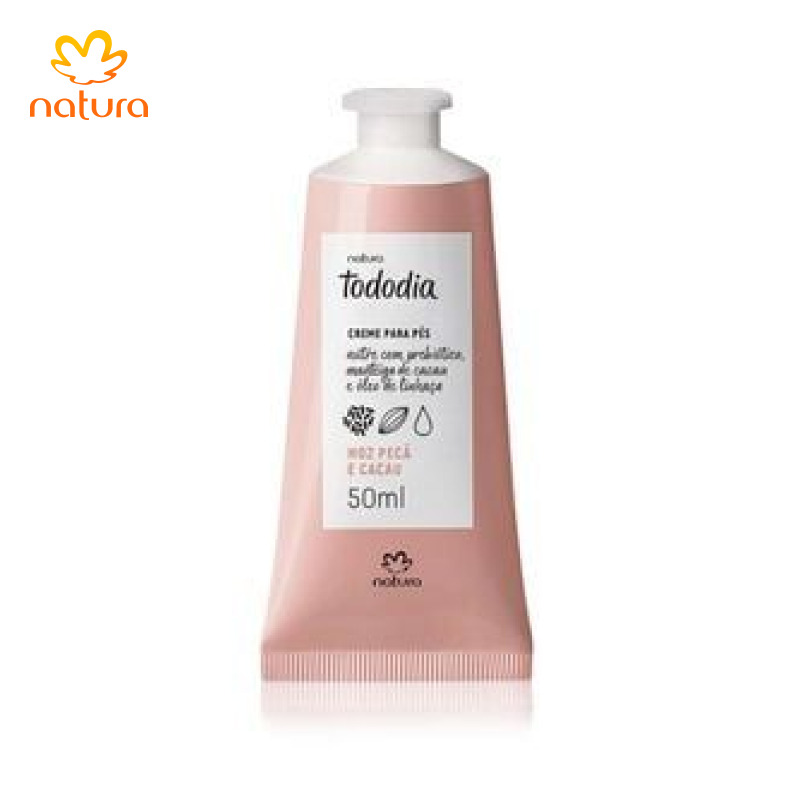 Creme Desodorante Nutritivo para os Pés Noz Pecã e Cacau
