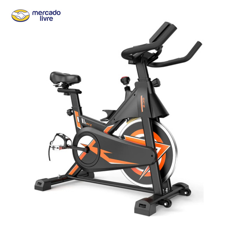 Bicicleta Spinning GCZ com Volante de 13 kg e Resistência Mecânica, Suporta Até 150 kg