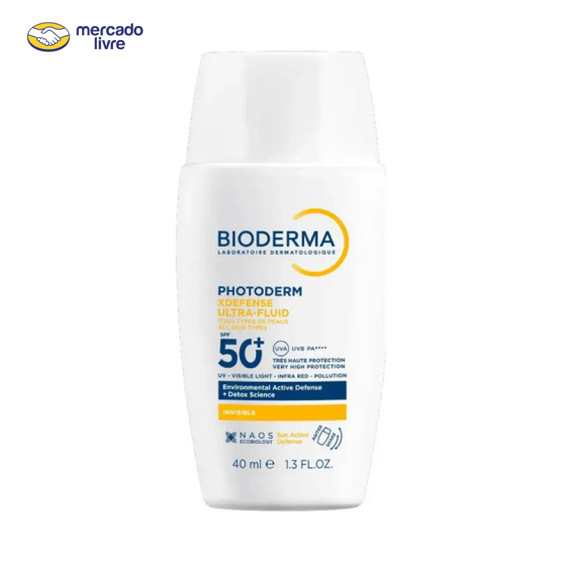 Protetor Solar Facial Ultrafluido Bioderma Photoderm XDefense FPS 60 Invisível 40ml