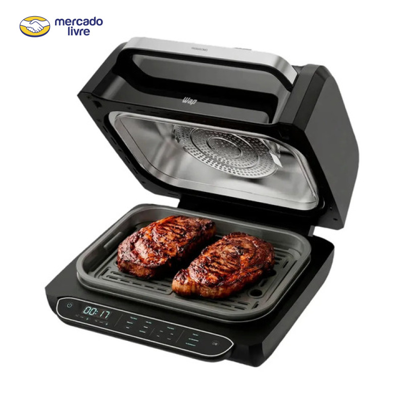 Fritadeira Elétrica Air Fryer 8 em 1 Wap Barbecue Heat Digital Wc Ab1030 220V