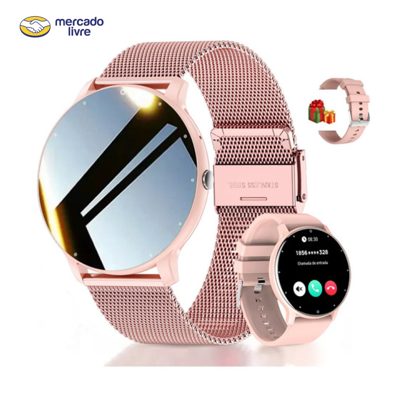 Smartwatch Feminino Relógio Inteligente Esportivo Original