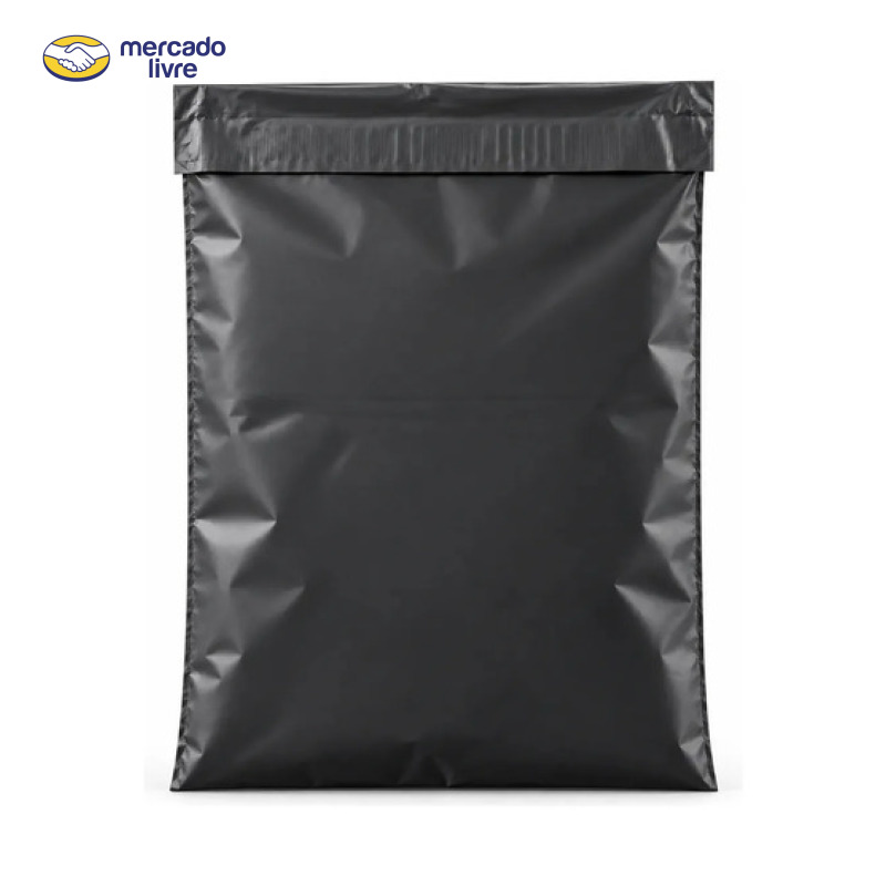 Envelope Segurança 26x36 500und Saco Plástico Correios Ecommerce Marketplace Embalagem Expedição Cinza Reciclado Economy Acesso