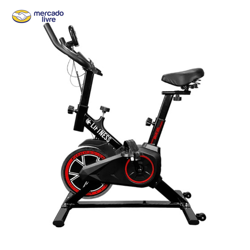 Liftness Bicicleta Ergométrica Spinning Profissional 120kg Silenciosa