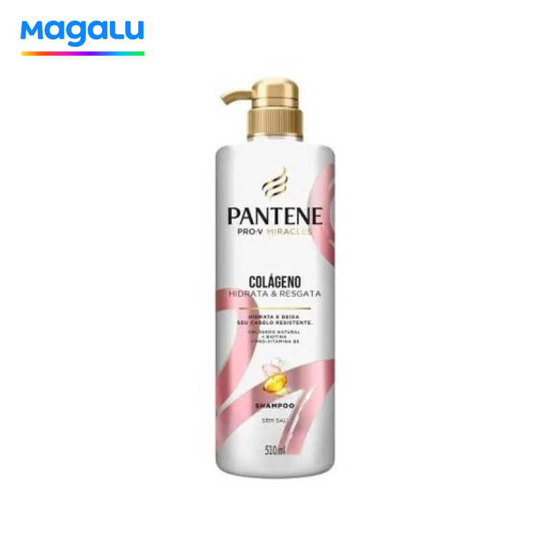 Shampoo Pantene Pro-V Miracles Colágeno Hidrata e Resgata 510mL