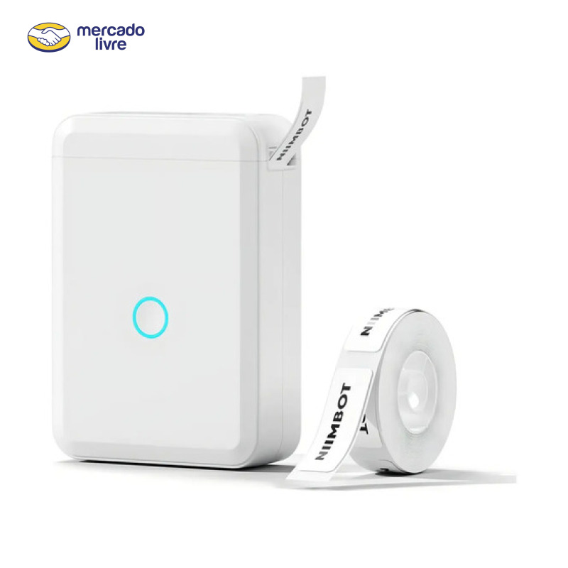 Impressora Etiqueta Niimbot D110 Bluetooth Termica 1 Rolo Cor Branco usb