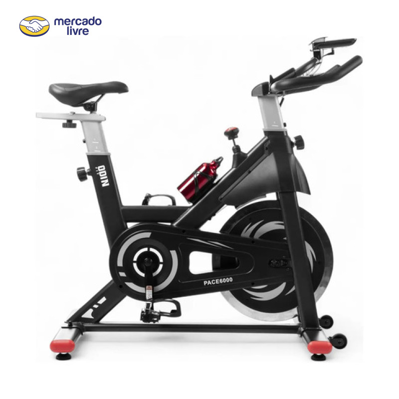 Bicicleta Ergométrica Para Spinning Mecanica Roda De Inercia 18kg Pace6000 Odin Fit