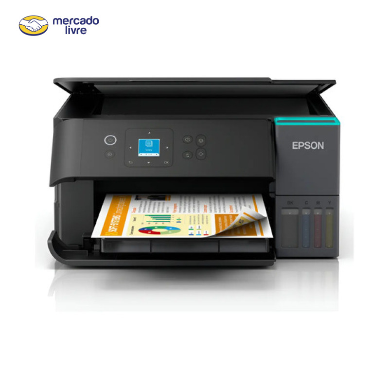 Impressora De Sistema Contínuo Epson L4360 Wi-Fi Jato De Tinta Cor