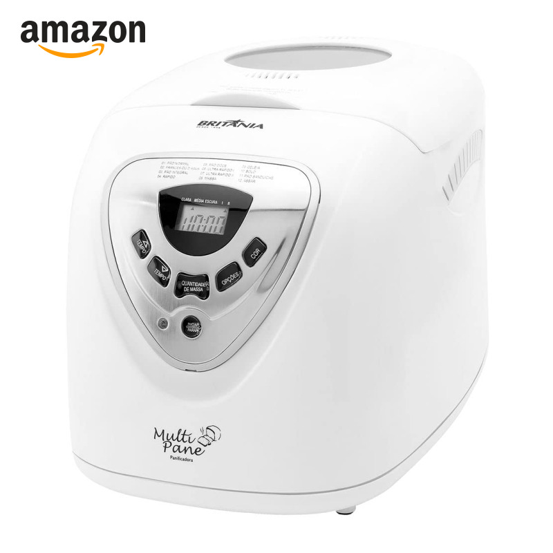Britânia Panificadora, Multipane, 550W, Branco, 110v, Metal e Plástico