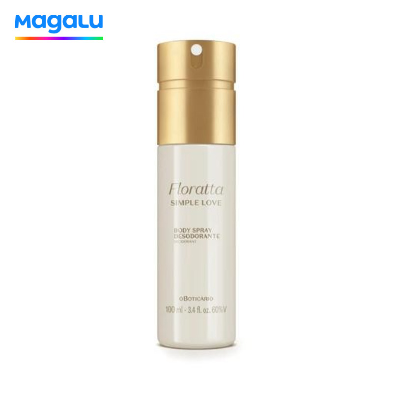 O BOTICARIO FLORATTA SIMPLE LOVE DES BODY SPRAY 100ml - O Boticário