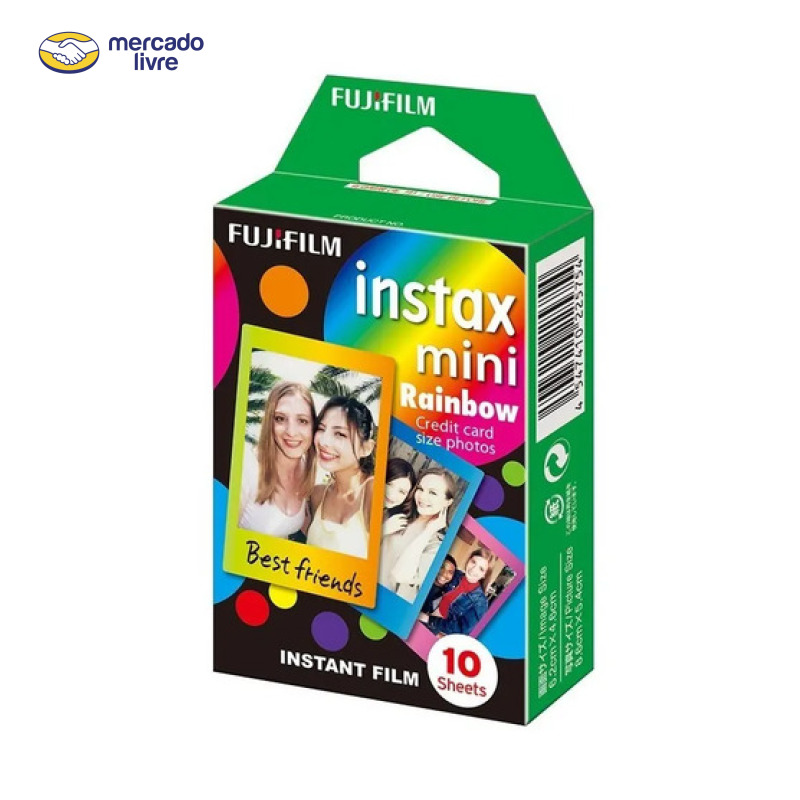 Filme instantâneo Fujifilm Instax Mini Rainbow