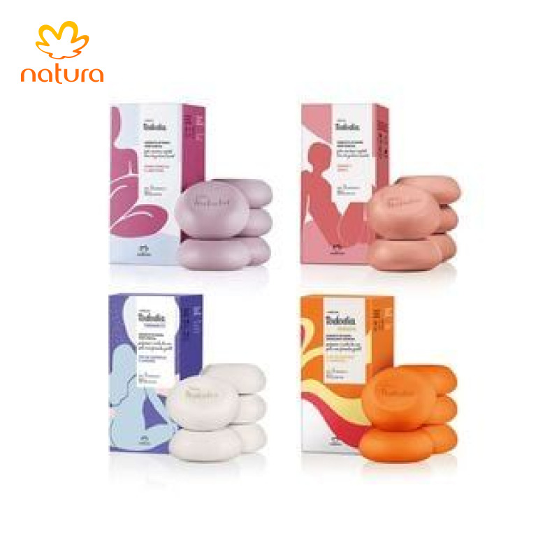 Kit Sabonete em Barra Puro Vegetal Tododia (4 caixas)