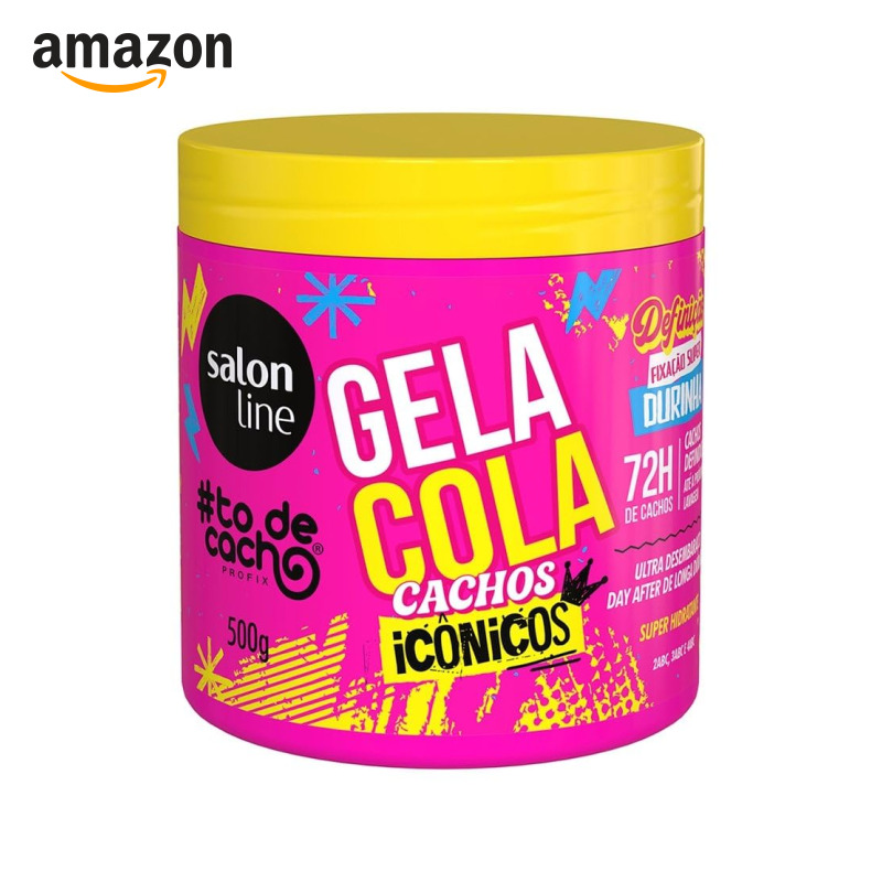 Gel Cola para Cabelos Salon Line Tô de Cachos Icônicos, 550g